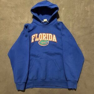 Russell Athletic Florida Gators Blue Hoodie Sweatshirt Mens XL